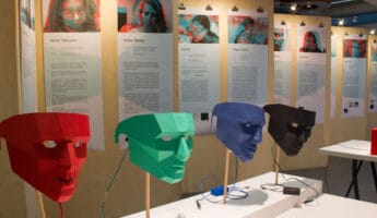 Design Informatics 345x200 3d model masks in different colours