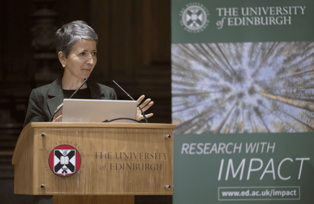 christia boswell delivering lecture