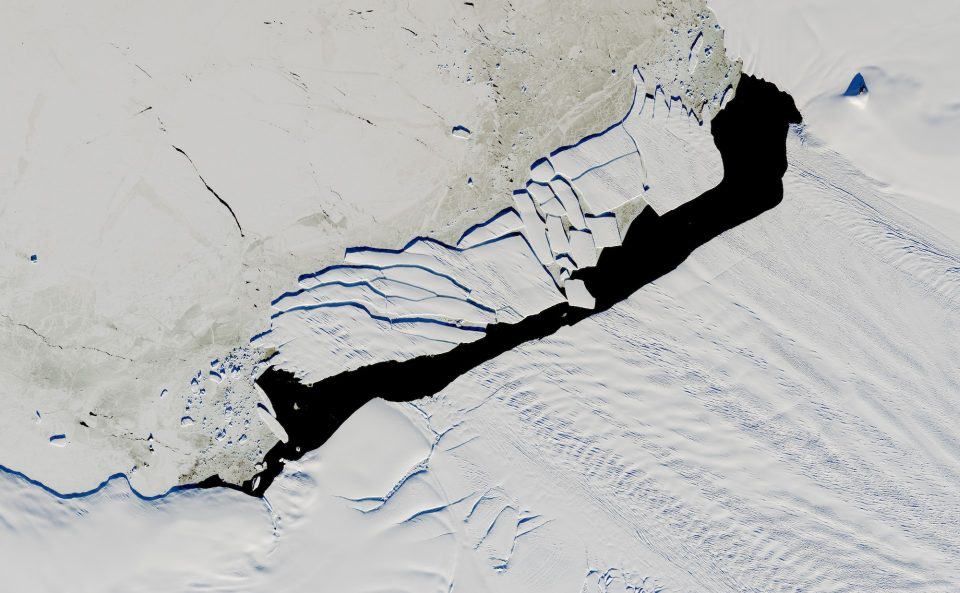 Iceberg From Above
