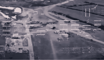 Black and white image taken from above