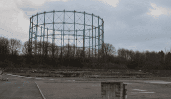 Gas works cylinder